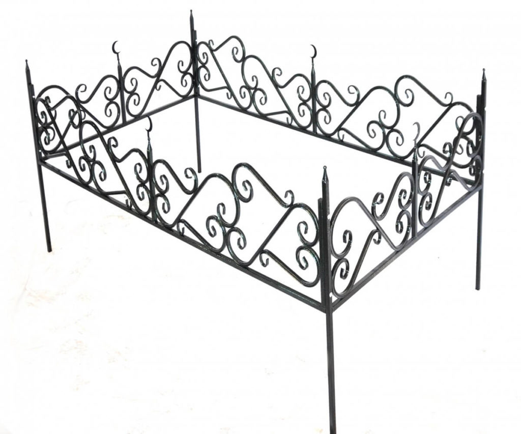 Ограды на могилу на кладбище по низкой цене